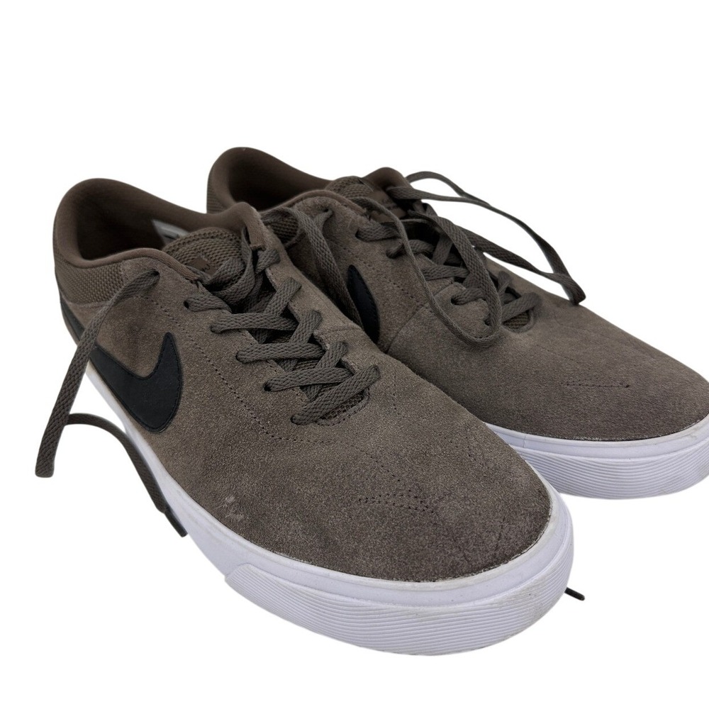 Nike SB Hypervulc Eric Koston Brown Suede Skate Shoes 844447-201 Mens 10.5